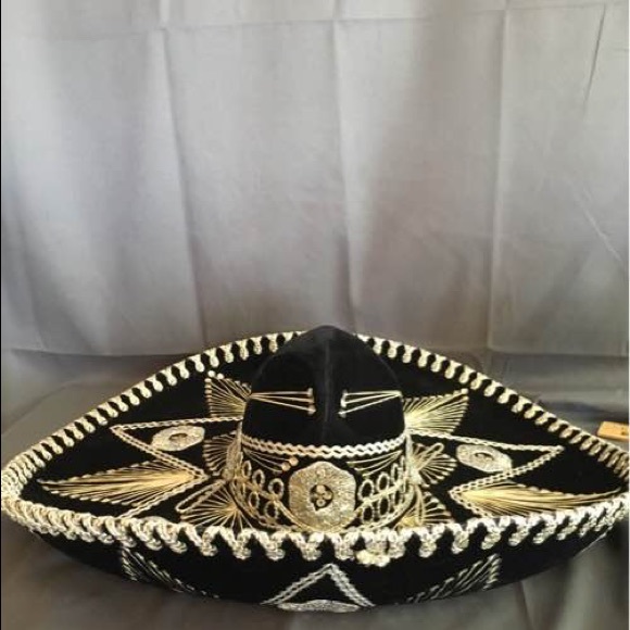 Pigalle Other - Authentic Pigalle Mexican velvet sombrero sequins.